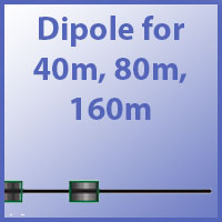 multiband dipole 40m 80m 160m
